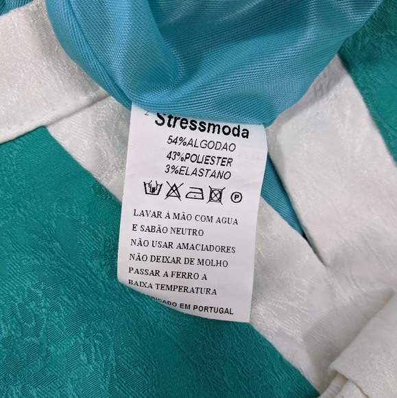 Retro Teal Green Dress - Picture 6 of 7